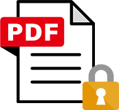 ロック付きPDFファイルのイメージアイコン